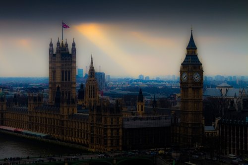 Houses of Parliament from the Eye