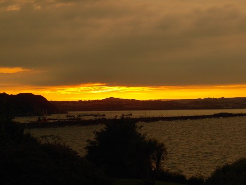 Sunset over Goodrington.