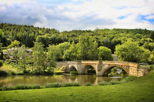 Bridge over the River Derwent.