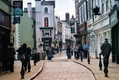 Street leading to Palace Green and Cathedral