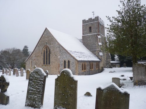 Snowy time at Church - Fetcham