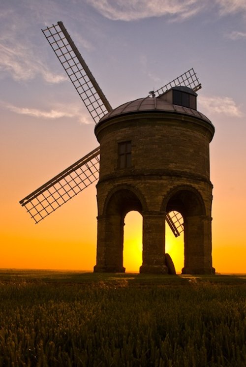Chesterton Windmill at Sunset