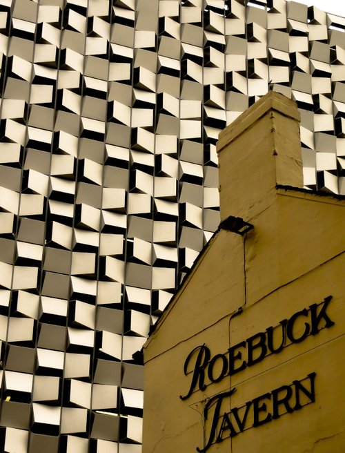 Old and new buildings in Sheffield