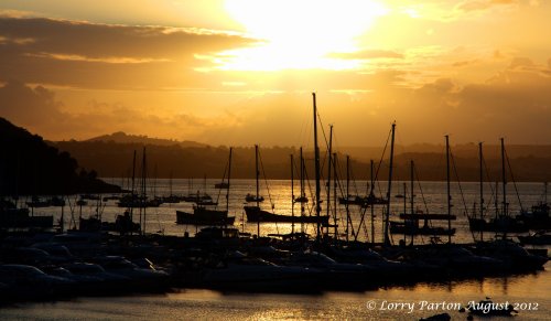 Sunset over Brixham