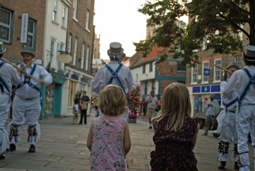 Morris Dancers In York City