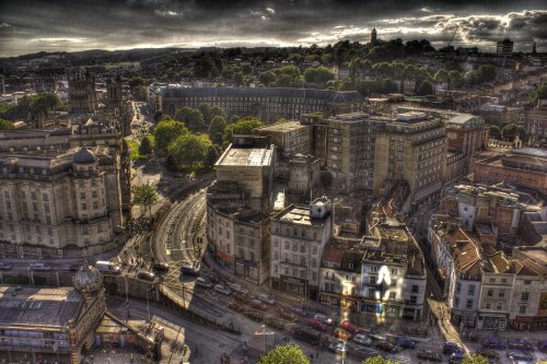Central Bristol from on high