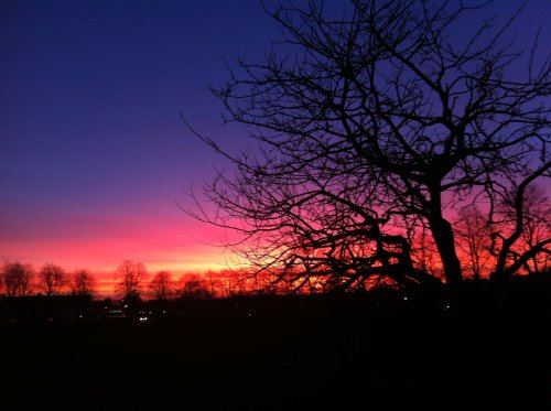 Sunset from Clitheroe Castle