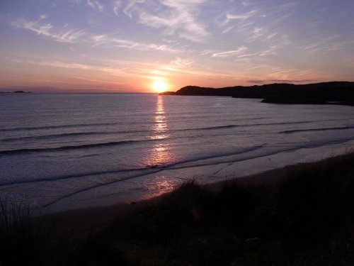 Sunset at Whitesands Bay near St Davids