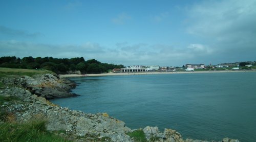 Looking across to Barry Pleasure Park