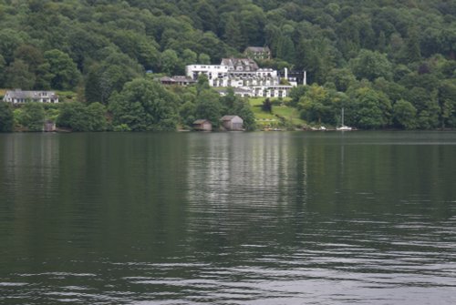 A lakeside hotel on Lake Windermere
