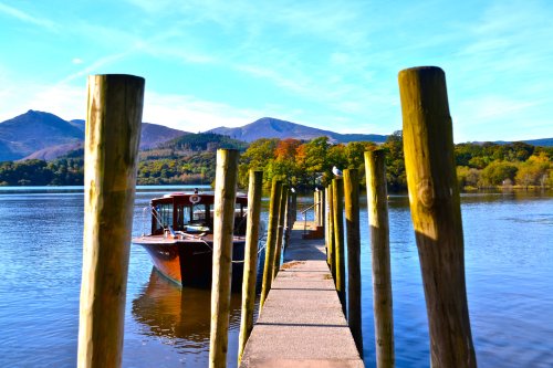 By the lake at Keswick