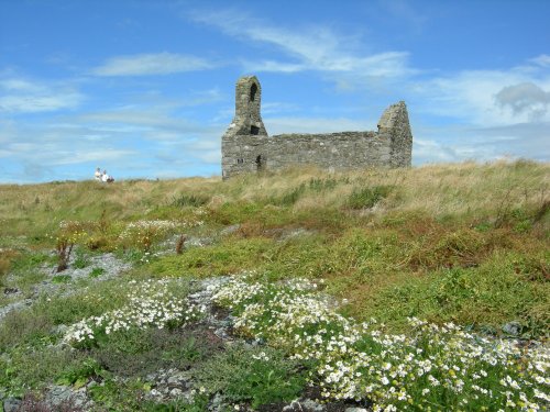 THE RUIN OF A CHAPEL, DERBY HAVEN, ISLE OF MAN