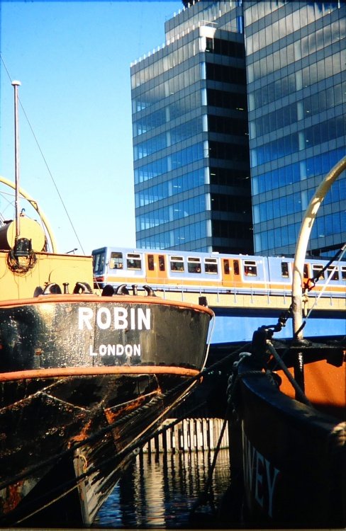 Docklands light railway London