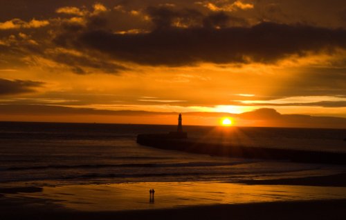 November Sunrise over Roker Pier
