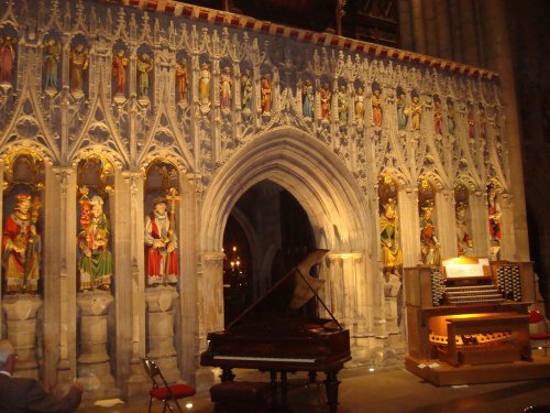 The Cathedral pulpitum screen