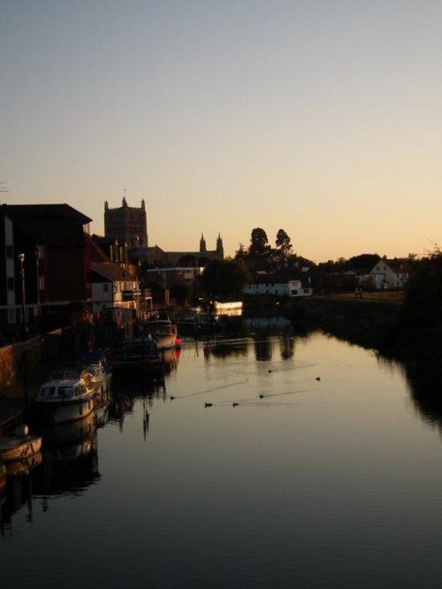 River Avon in Tewkesbury