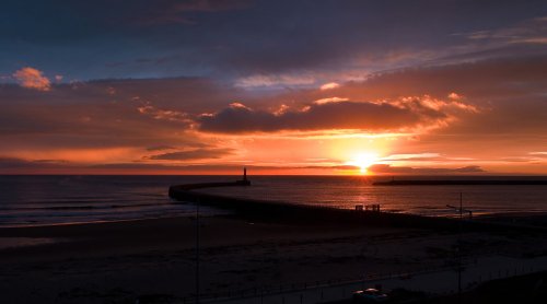 Daybreak over Roker