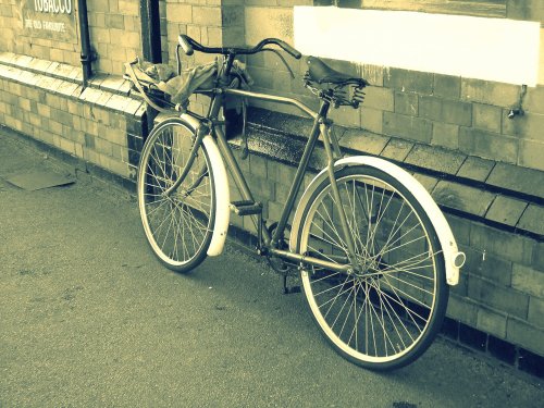 Bicycle at Rothley Station