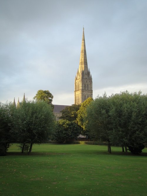 A John Constable tribute, Salisbury Cathedral, Wiltshire
