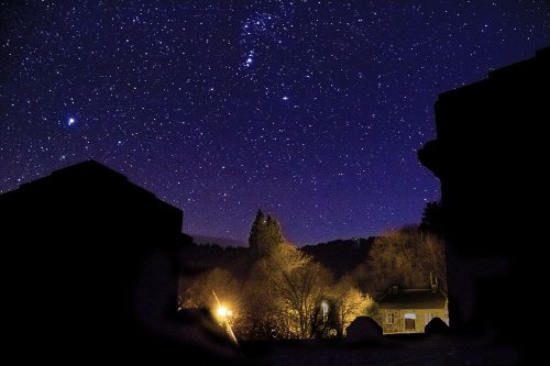 Orion from the Lake Vyrnwy dam