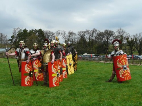 Roman Legion at Chesters fort