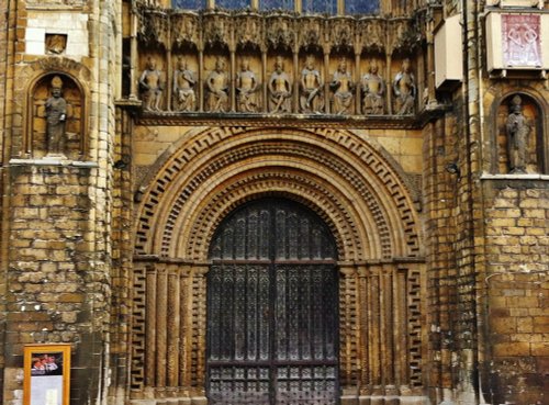 The West Portal, main entrance into Lincoln Cathedral
