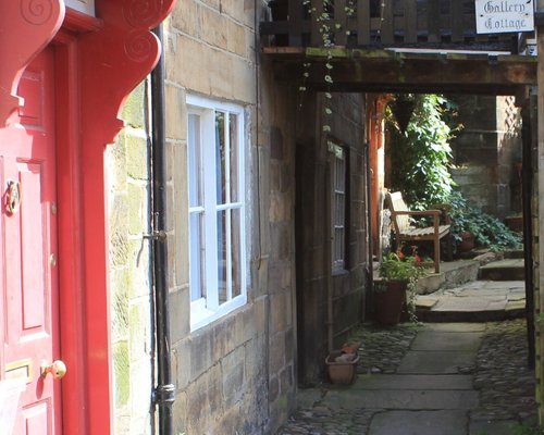 Red door Robin Hoods Bay