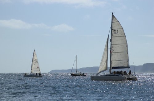 Sailing off Scarborough