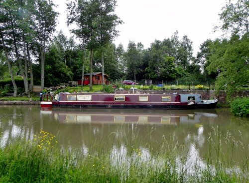 Moored Barges on Coventry Canal