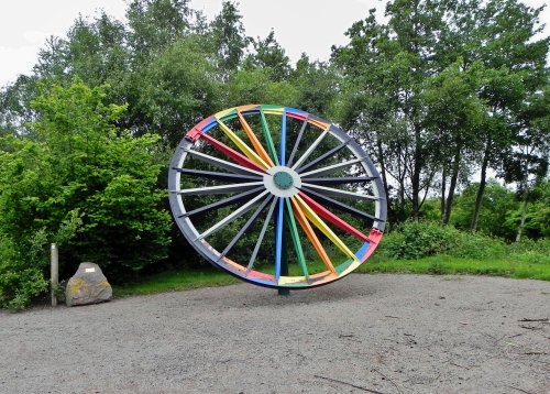 Pit Head Winding Wheel
