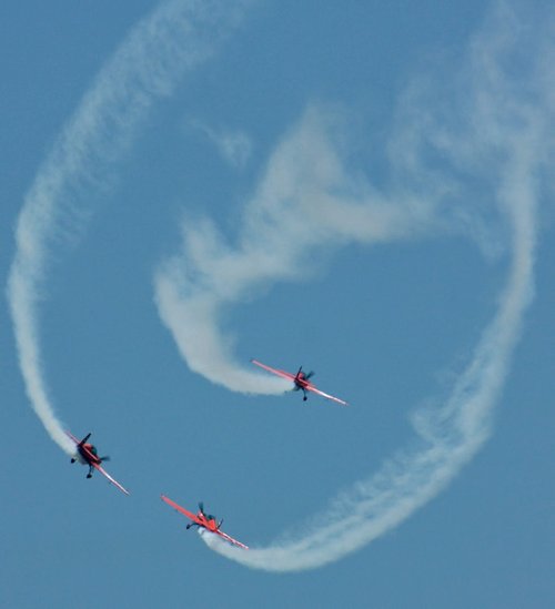 The Blades...smiley...Waddington Airshow