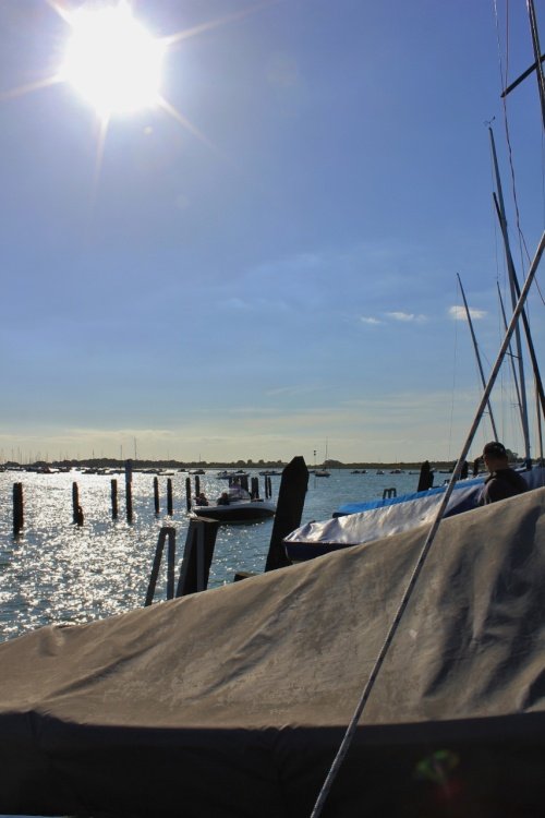 "Bosham Boats" by Vince Hawthorn at