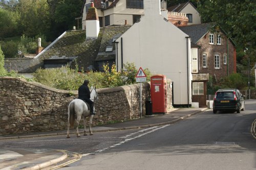 Waiting for a gap in the traffic