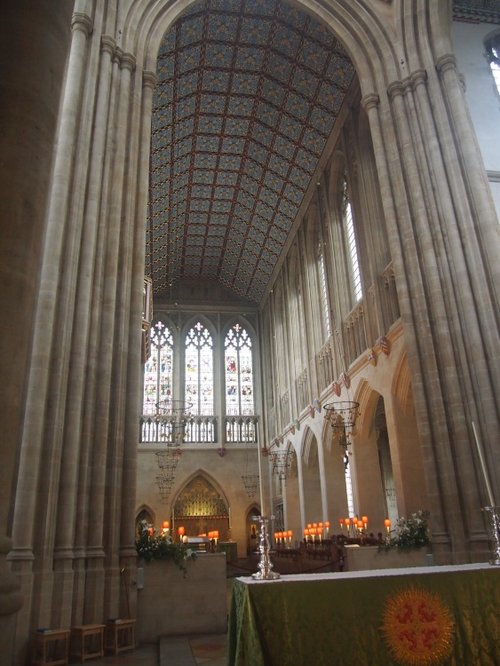 Inside St Edmundsbury Cathedral