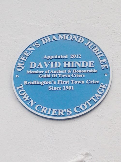 Bempton Jubilee Heritage Plaque - Town Crier