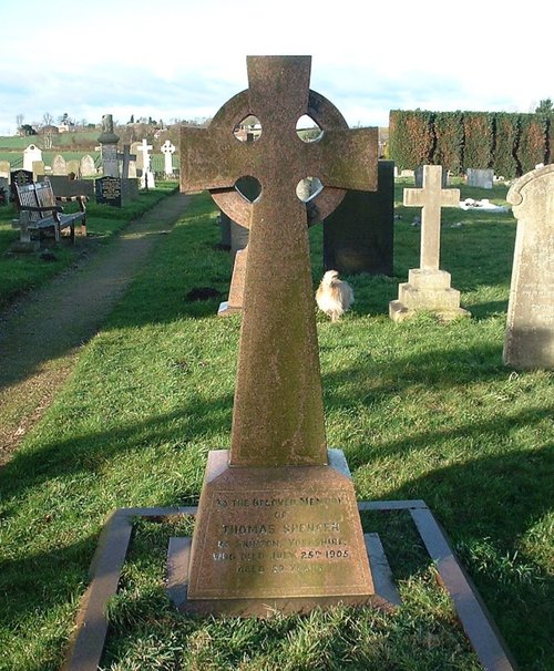 Thomas Spencer's tombstone