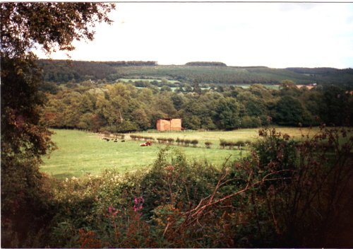 View over Checkley from Limbries Lane. Herefordshire