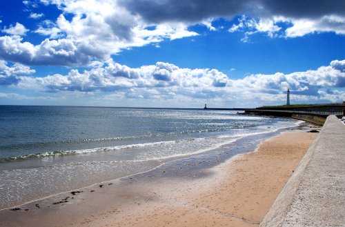 Coastline at Roker in Sunderland