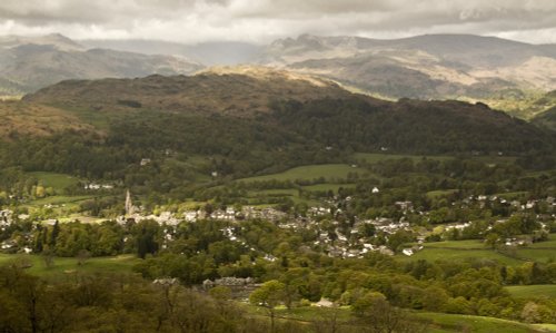 Wansfell over Ambleside and beyond
