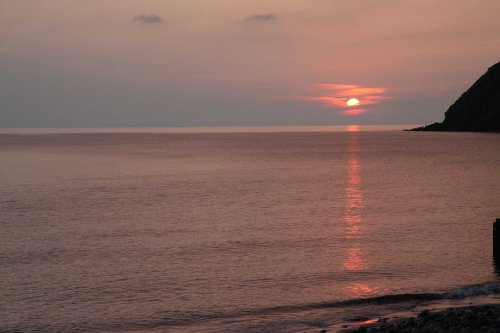 St Bees, Red Sky at night