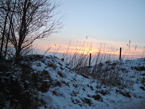 Last Nights Sunset Over Shaw