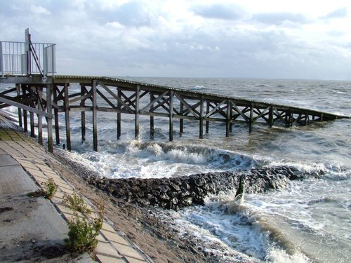 Canvey Island view of Thames Estuary