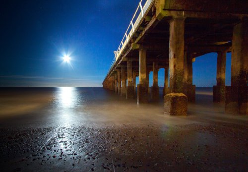 Felixstowe moonlight pier