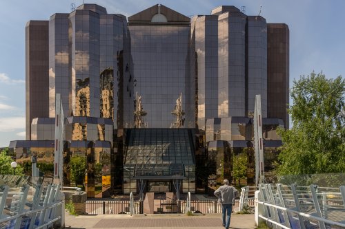 Reflections in Media City UK, Salford Quays