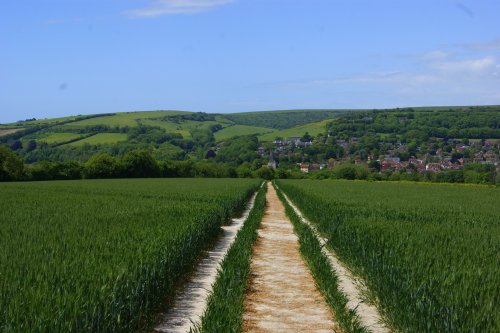 South Downs way to Alfriston