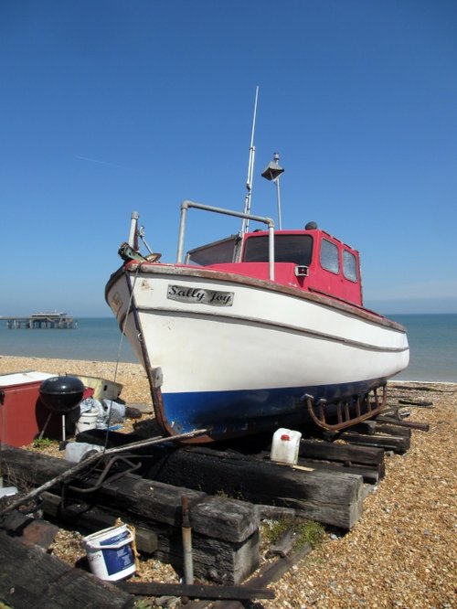 Fisher boat on the beach, Deal