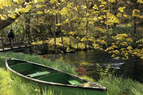 Hidden picturesque spot in Loch Ard