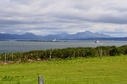 Watching ferry going back to Oban from Craignure