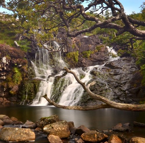 The falls near Ballygown, Scotland