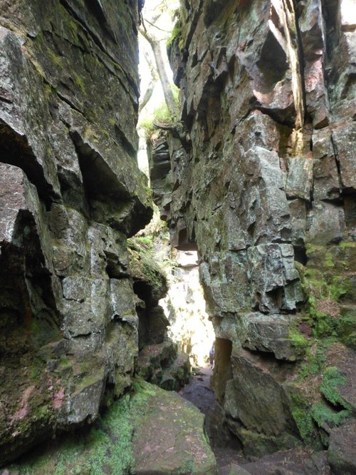 Lud's Church, Peak District National Park, near Leek, Staffordshire